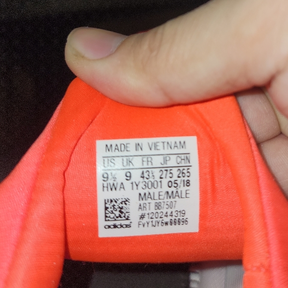 Men's Adidas Alphabounce sz 9.5 - Picture 14 of 14